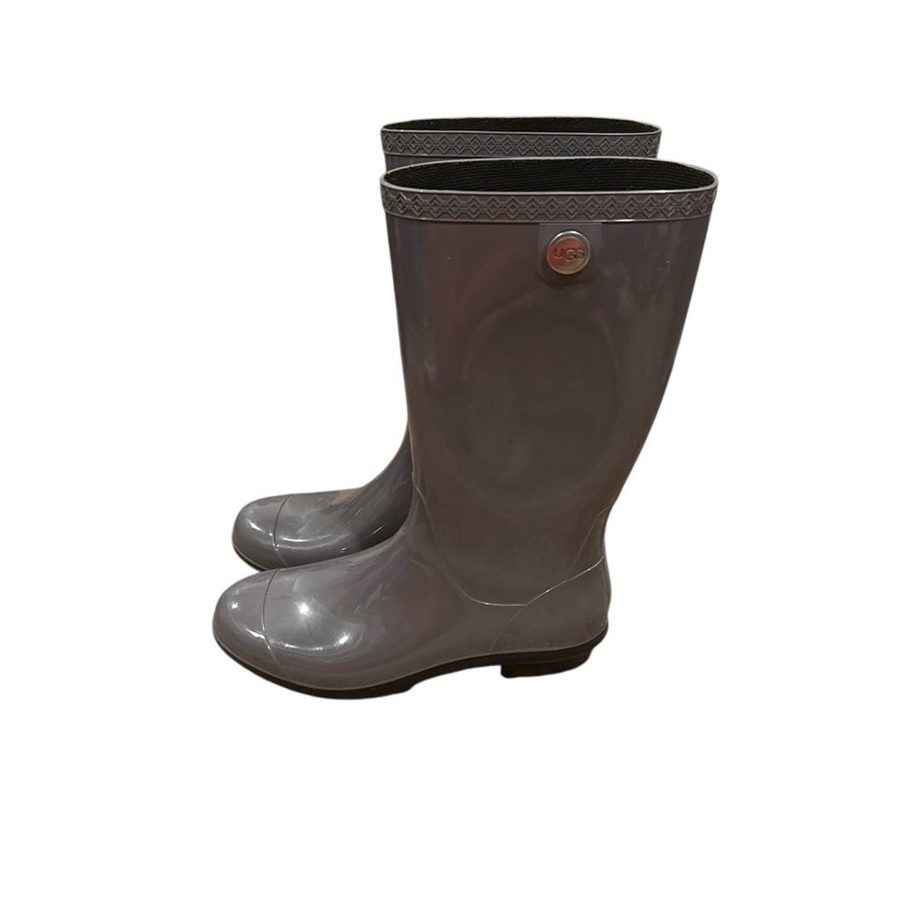 UGG Women's Gray Winter Rain Boots - Picture 2 of 5
